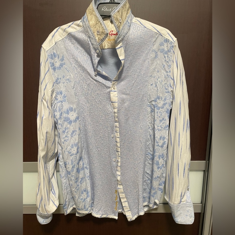Robert Graham light blue/cream LIMITED EDITION